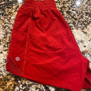 Lululemon Red Shorts 4